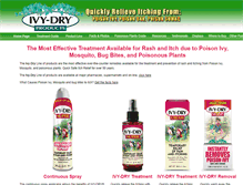 Tablet Screenshot of ivydry.com